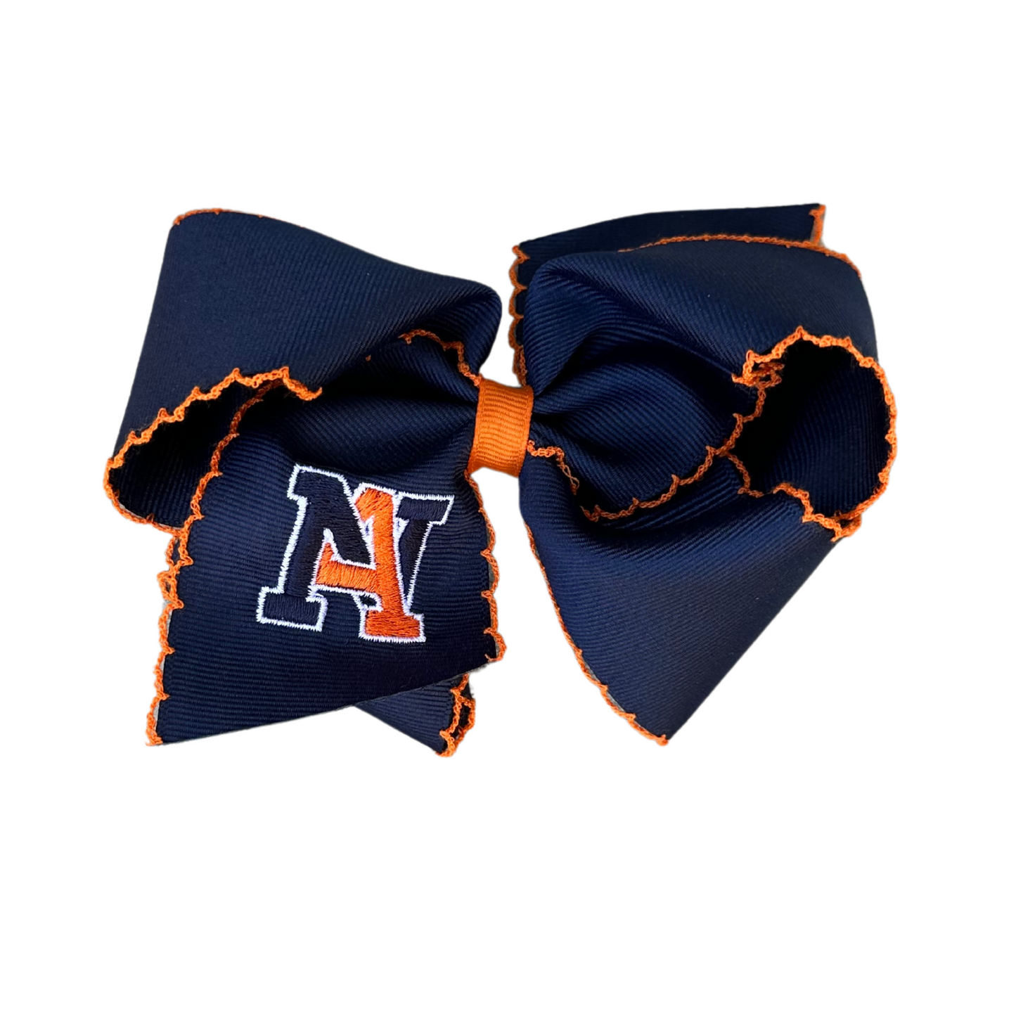 NA Embroidered Hair Bow by Wee Ones - 2 styles