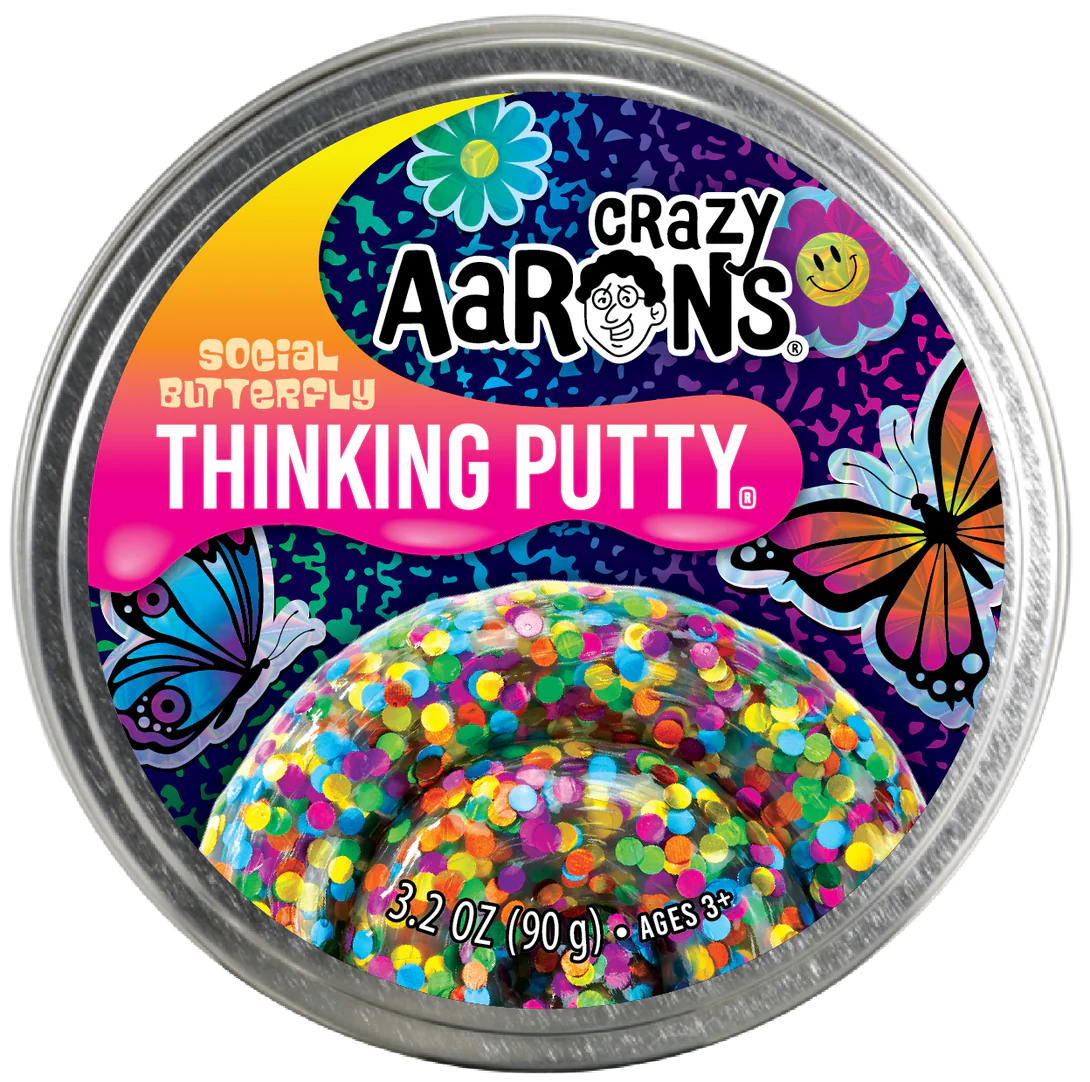 Crazy Aarons Thinking Putty - 4" Tin (assorted styles)