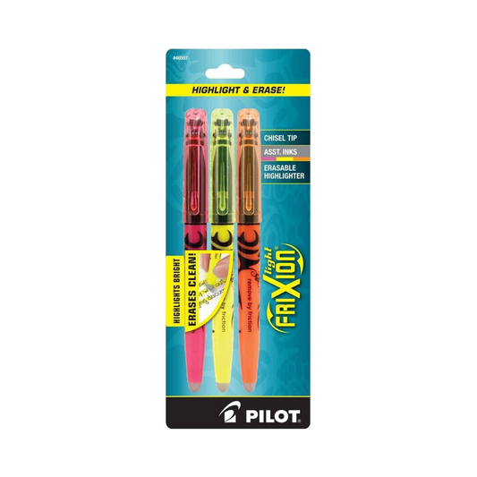 Frixion Erasable Highlighter 3pk