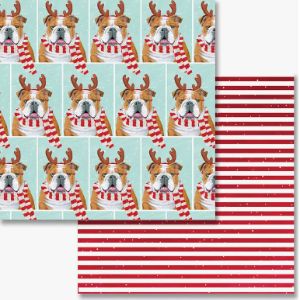 Bulldog Holiday Gift Wrap