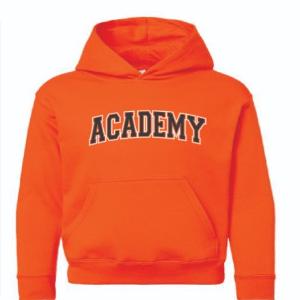 Youth Arched Academy Hooded Sweatshirt- 3 color choices