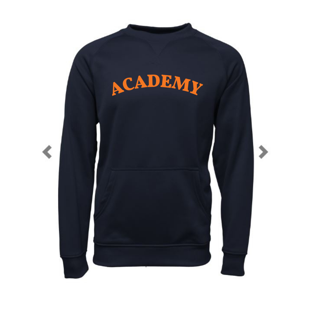 Youth Performance Crewneck Sweatshirt - Arched Academy -SALE – Norfolk